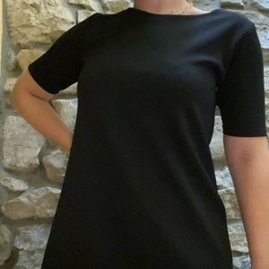 Black t-shirt dress